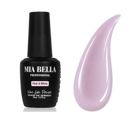 Flexible cover base- pink&white - Mia Bella